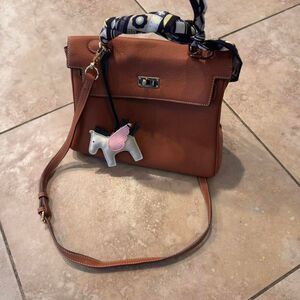 Unbranded Women's Brown and Tan Bag